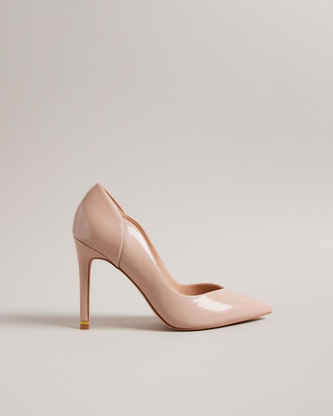 Chaussures à Talons Ted Baker Layered Patent Leather Court Beige Femme | JLA-88958093